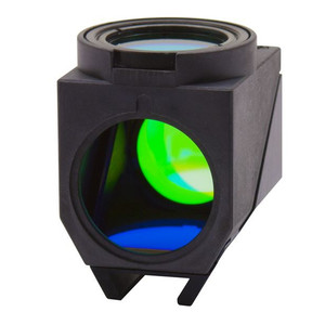 Optika Cube de fluorescence LED (LED + jeu de filtres) pour IM-3LD4, M-1233, LED UV émission 365 nm, filtre Ex 325-375, Dich 415, Em 435LP