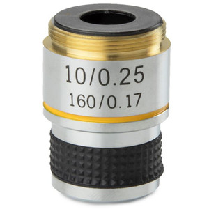 Euromex Objektiv 10x/0.25 achro., Parafocal 35 mm, MB.7010 (MicroBlue)