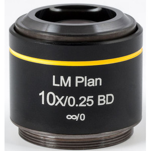 Motic Objektiv LM BD PL, CCIS, LM, plan, achro, BD 10x/0.25, w.d.16.3mm (AE2000 MET)