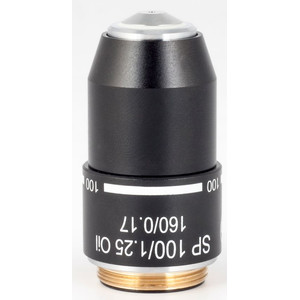 Motic Objektiv SP semiplan achro, 100X/1.25, S, Oil w.d=0.14mm (RedLine200)