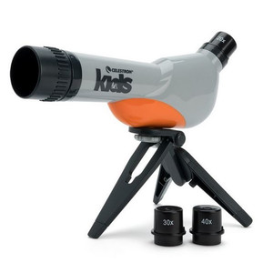 Longue-vue Celestron 30 mm avec trépied de table pour enfants