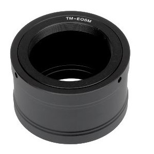 Adaptateur appareil-photo ASToptics Bague T2 pour - EOS M