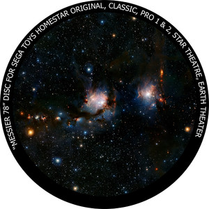 Redmark Dia für das Sega Homestar Planetarium Messier 78