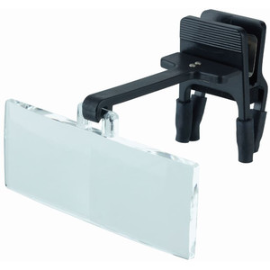 Loupe Schweizer Basic-Line RIDO-CLIP avec lentille, 2,75x, 7D, 125 mm de largeur de travail