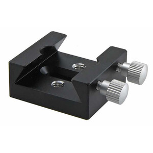 TS Optics Support pour chercheur avec raccord pour trépied photo 1/4" et trou oblong