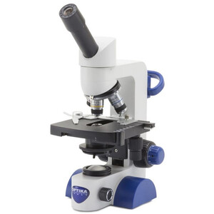 Microscope Optika B-62, mono, 40-400x, LED, Akku, Kreuztisch