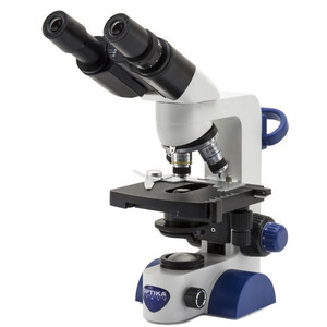 Microscope Optika B-66, bino, 40-400x, LED, Akku, Kreuztisch