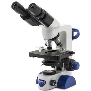 Microscope Optika B-69, bino, 40-1000x, LED, Akku, Kreuztisch
