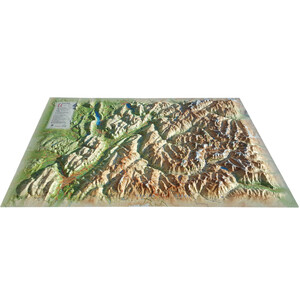 Carte régionale 3Dmap La Savoie