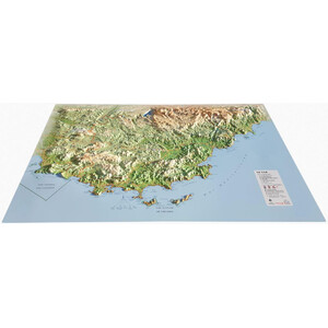 Carte régionale 3Dmap Le Var