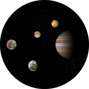 Redmark Dia für Bresser- und NG-Planetarium Jupiter-System