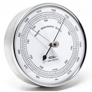 Station météo Fischer Barometer Stainless Steel