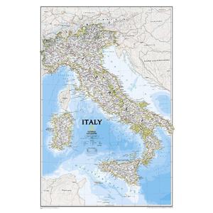 Carte géographique National Geographic Italie
