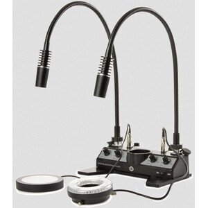 Euromex Beleuchtungsstation LE.5212, 2 Schw.h. 365nm, Ringl., Durchl.