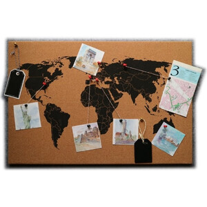 Idena Mappemonde sur tableau d'affichage