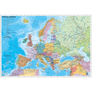 Stiefel Kontinentkarte Europa politisch