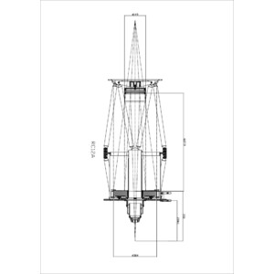 Omegon Kit miroirs pour Ritchey-Chrétien 12'' F/8