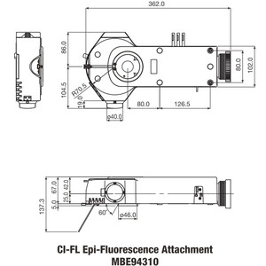 Nikon Ci-FL  Epi-fluorescence Attachment
