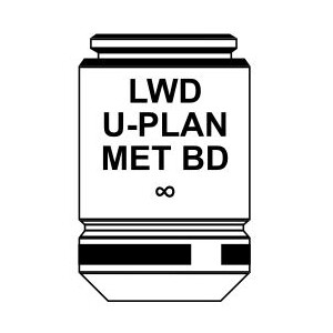 Objectif Optika IOS LWD U-PLAN MET BD objective 10x/0.30, M-1095