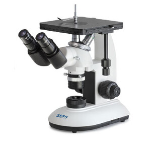 Kern Inverses Mikroskop OLF 162,  invers, MET, bino, DIN planchrom,100x-400x, Auflicht, LED, 3W