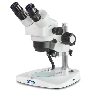 Microscope stéréo zoom Kern OZL 445, Greenough, Säule, bino, 0,75-3,6x,10x/21, 0,35W LED