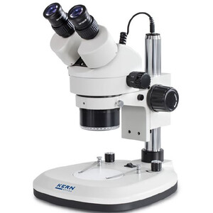 Microscope stéréo zoom Kern OZL 465, bino, Ringl, Greenough, 0,7-4,5x, HWF10x20, 3W LED