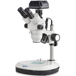 Kern Mikroskop OZM544C832, trino, 7-45x, HWF 10x23, Auf-Durchlicht, LED 3W, Kamera, CMOS, 5MP, 1/2.5", USB 3.0