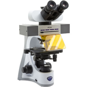 Microscope Optika B-510LD4, LED fluorescense, trino, 1000x, Plan IOS, 4 empty filtersets slots