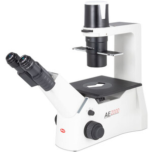 Microscope inversé Motic AE2000 bino, infinity 40x-200x, phase, Hal, 30W