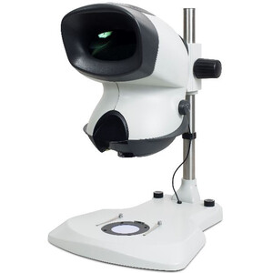 Vision Engineering Stereo zoom microscope MANTIS Compact TS, MC-TS, Head, Incident-transmitted light, LED, Pillar stands, 2, 4, 6, 8x, w/o objective,