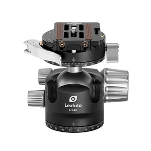 Leofoto Stativ-Kugelkopf LH-30PCL, Dual-Panoramafunktion + Schnellwechselplatte NP-60