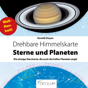 Oculum Verlag Sternkarte Drehbare Himmelskarte Sterne und Planeten 30cm