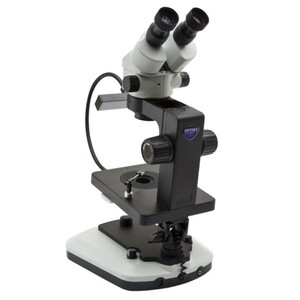 Microscope stéréo zoom Optika OPTIGEM-10, bino, BF, DF, Greenough, w.d. 100mm, 10x/21mm, 0,7x-4.5x