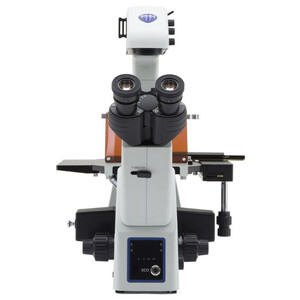 Microscope inversé Optika IM-5FLD, FL, trino, invers, 10x24mm, AL/DL, LED 5W, 8W w.o. objectives