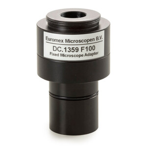 Euromex Kamera-Adapter DC.1359  1x Objektiv, C-Mount,  f. 1 Zoll Kameras, kurzer Schaft