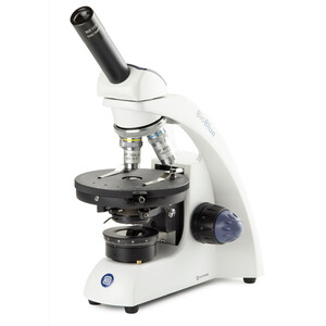 Microscope Euromex BioBlue, BB.4240-P-DLED, mono, pol, DIN, semi-plan, 40x-600x, 10x/18, LED, 1 W, batterie rechargeable
