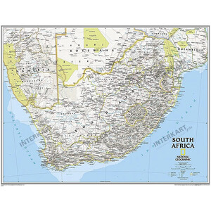 Carte géographique National Geographic Afrique du Sud (77 x 66 cm)