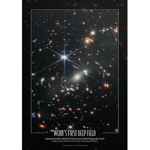 AstroMedia Poster Webb's First Deep Field