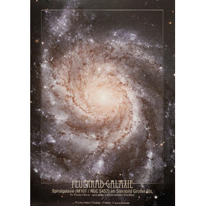 Affiche AstroMedia Die Feuerrad-Galaxie