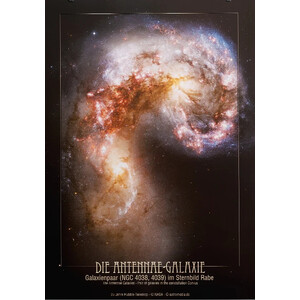 Affiche AstroMedia Les galaxies antennes
