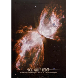 Affiche AstroMedia Der Käfer-Nebel NGC 6302