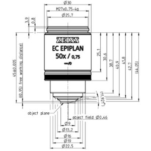 ZEISS Objektiv EC Epiplan 50x/0,75 M27