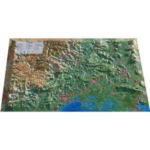 Carte régionale 3Dmap Le Gard