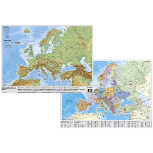 Stiefel Schreibunterlage Europa physisch/politisch 54 x 40 cm