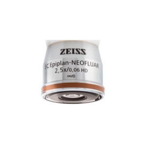 Objectif ZEISS Objektiv EC Epiplan-Neofluar 2,5x/0,06 HD wd=15,1mm