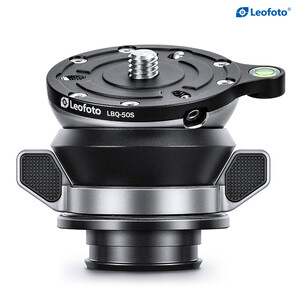 Leofoto LBQ-50S (silver) Nivelliereinrichtung für Mr. Q-Stative