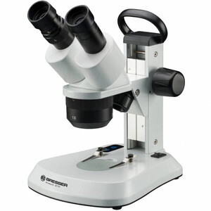 Microscope stéréoscopique Bresser Analyth STR 10x-40x bino; Greenough; 50mm; 10x/20; 10-40x; LED, camera, 2MP