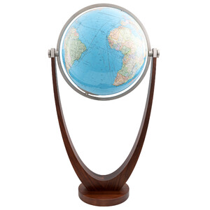 Globe sur pied Columbus Duo Magnum Acier Inoxydable (Anglais) 77cm