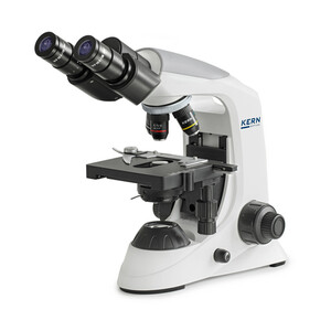 Kern Microscope Bino Achromat 4/10/40/100, HWF10x18, 3W LED, OBE 132