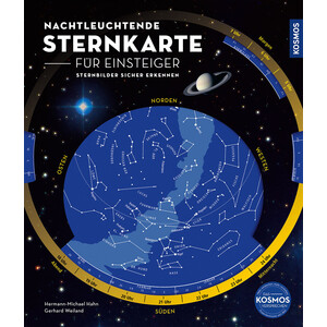 Kosmos Verlag Nachtleuchtende Sternkarte für Einsteiger